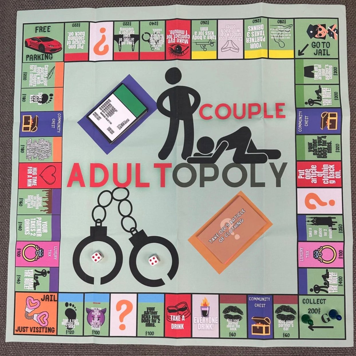 Adultopoly Game